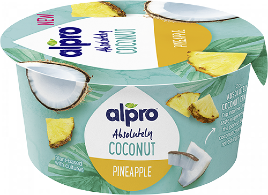 Kokosová alternativa jogurtu s ananasovou příchutí 120 g Alpro 